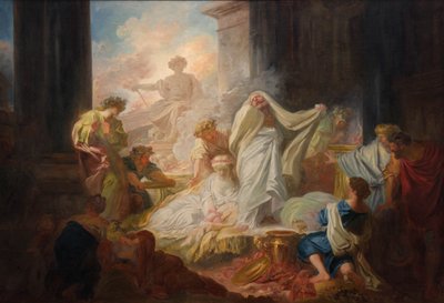 Coresus and Callirrhoe by Jean Honore Fragonard